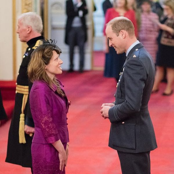 Katherine Blundell with Prince William